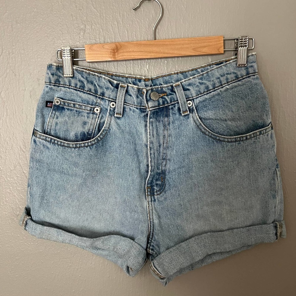 POLO RALPH LAUREN JEAN COMPANY Light Wash Denim Shorts Size 10 summer